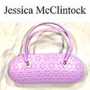 JESSICA McCLINTOCK children's eyeglass case Pink/Lilac size 6.29 X 2.75 NWOT